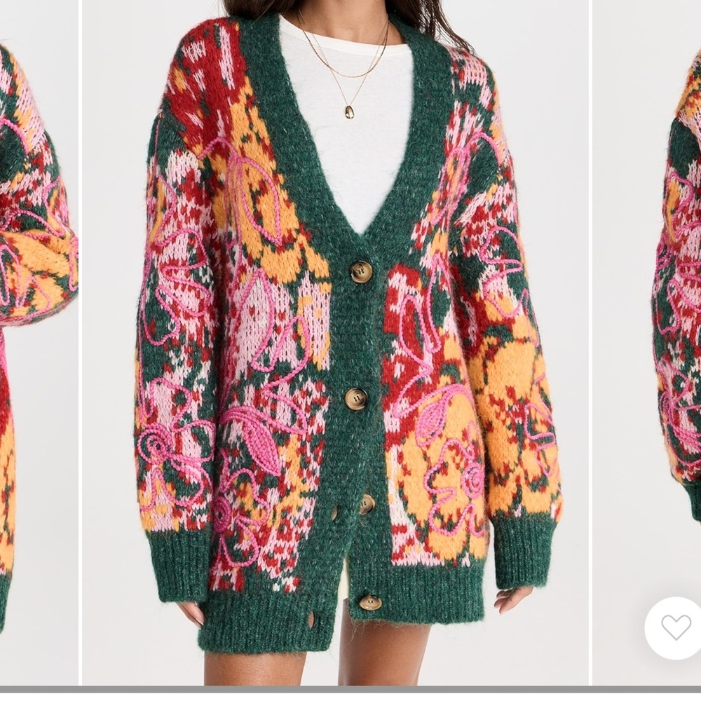 Alexis Floral Pattern Cardigan